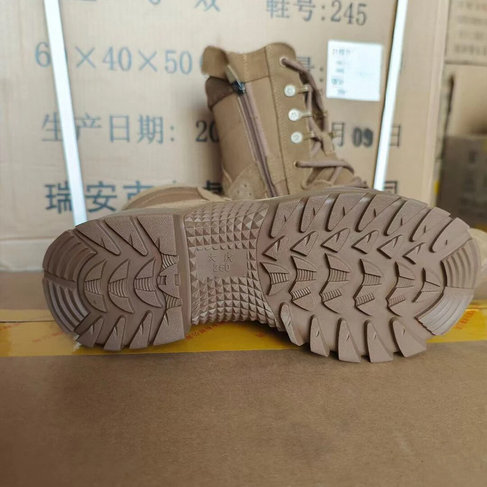 Botas tácticas impermeables con cremallera lateral, anti-perforación - imagen 5