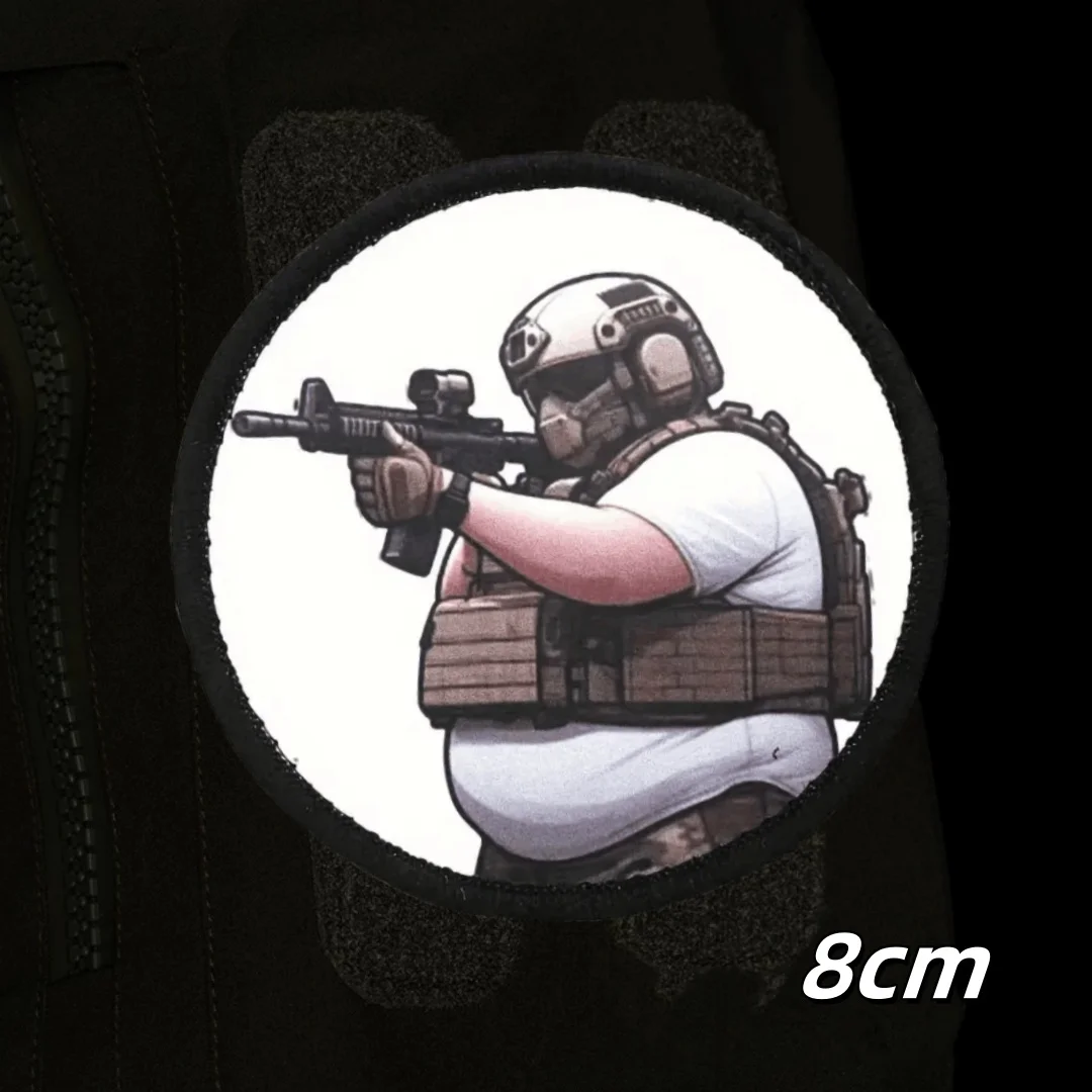 Parche táctico velcro ardilla guerrera – Moral militar mochila - imagen 2