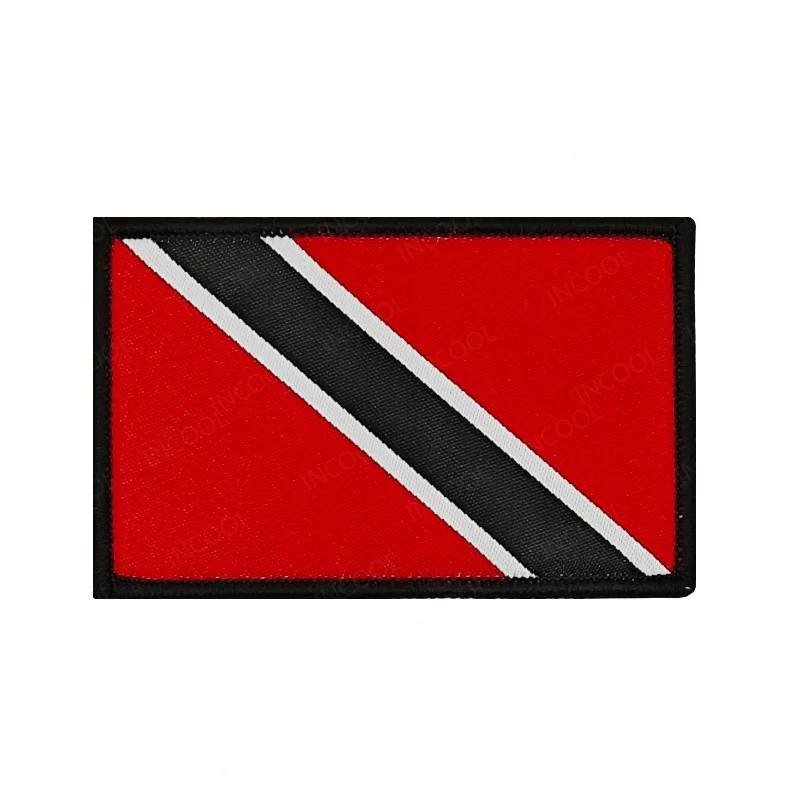 Parche bordado bandera Trinidad y Tobago, aplique PVC para MOLLE - imagen 5