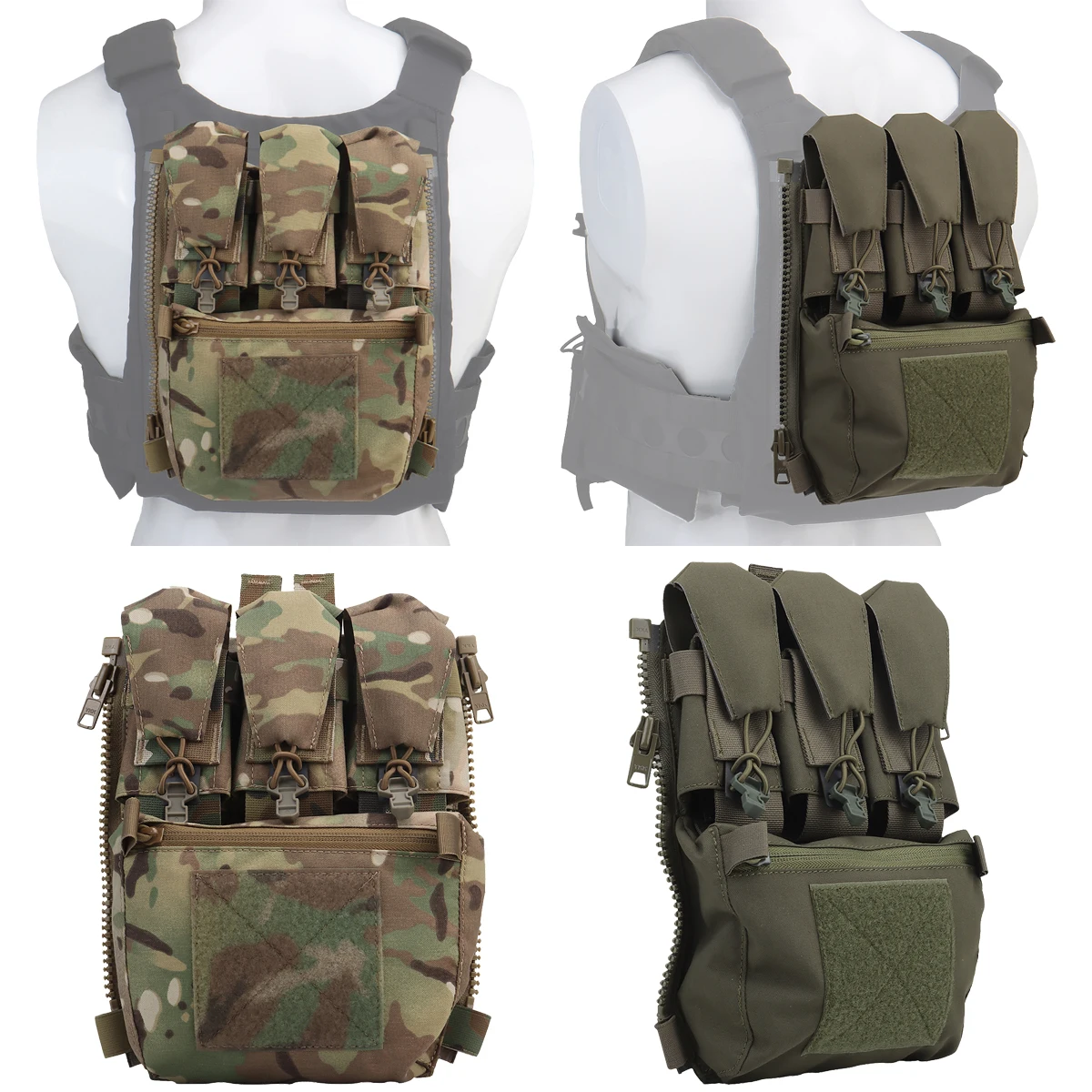 Chaleco Táctico V5 FCPC con MOLLE para Airsoft