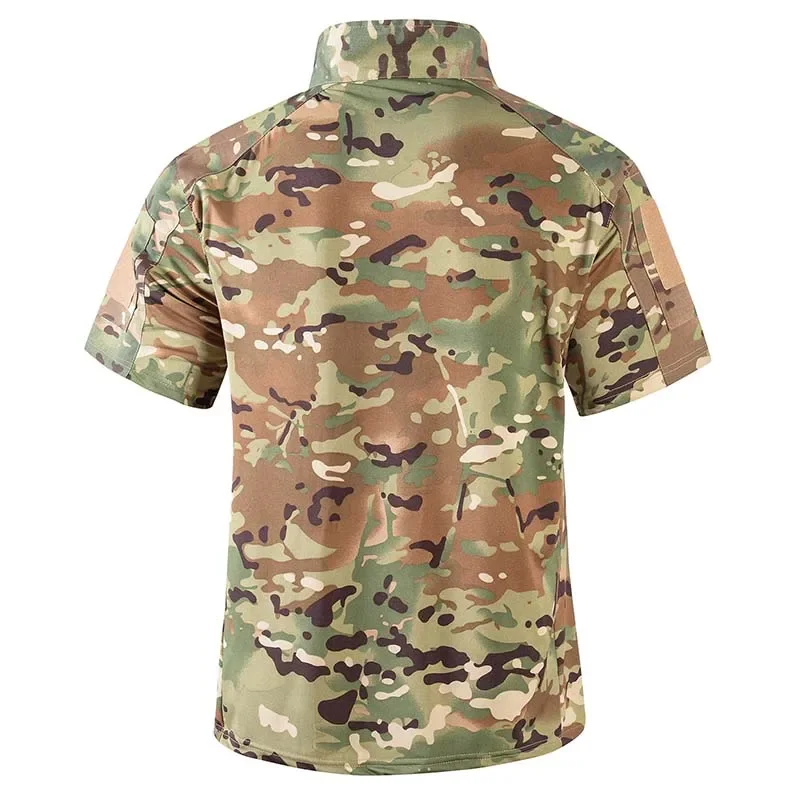 Camisa táctica exterior con cremallera hombre manga larga robusta - imagen 3