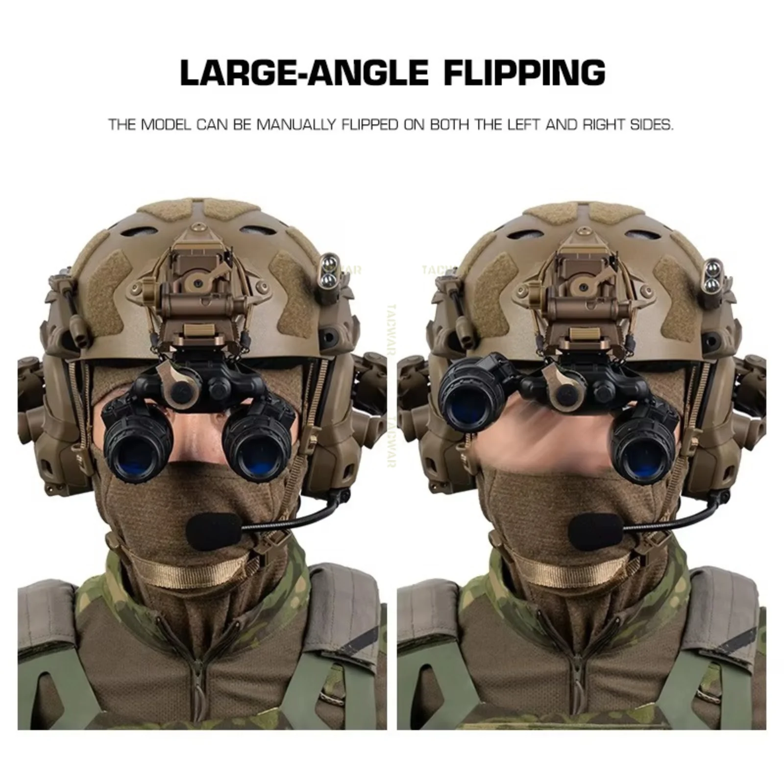 Gafas NVG DTNVS de simulación, ligeras y plegables - imagen 4