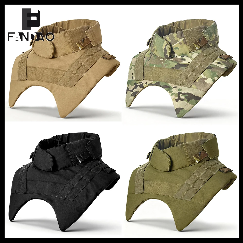 Chaleco táctico ajustable Airsoft con protector de cuello resistente - imagen 2