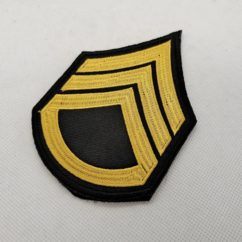 Insignia militar bordada para chaqueta de vuelo con Velcro - Rango - imagen 3