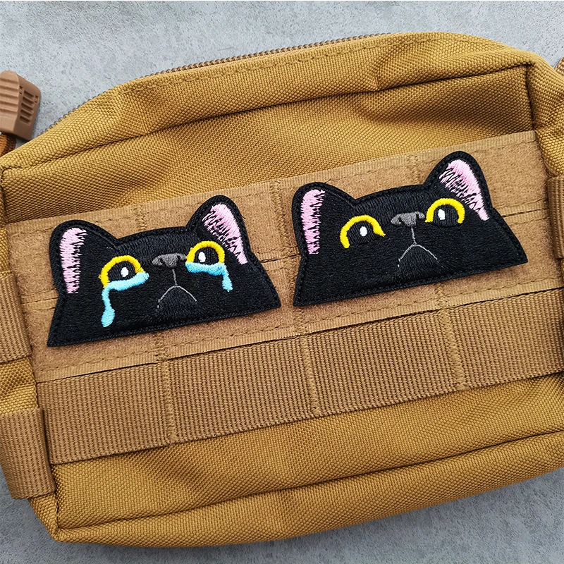 Parche MOLLE bordado estilo gato para mochila - imagen 2