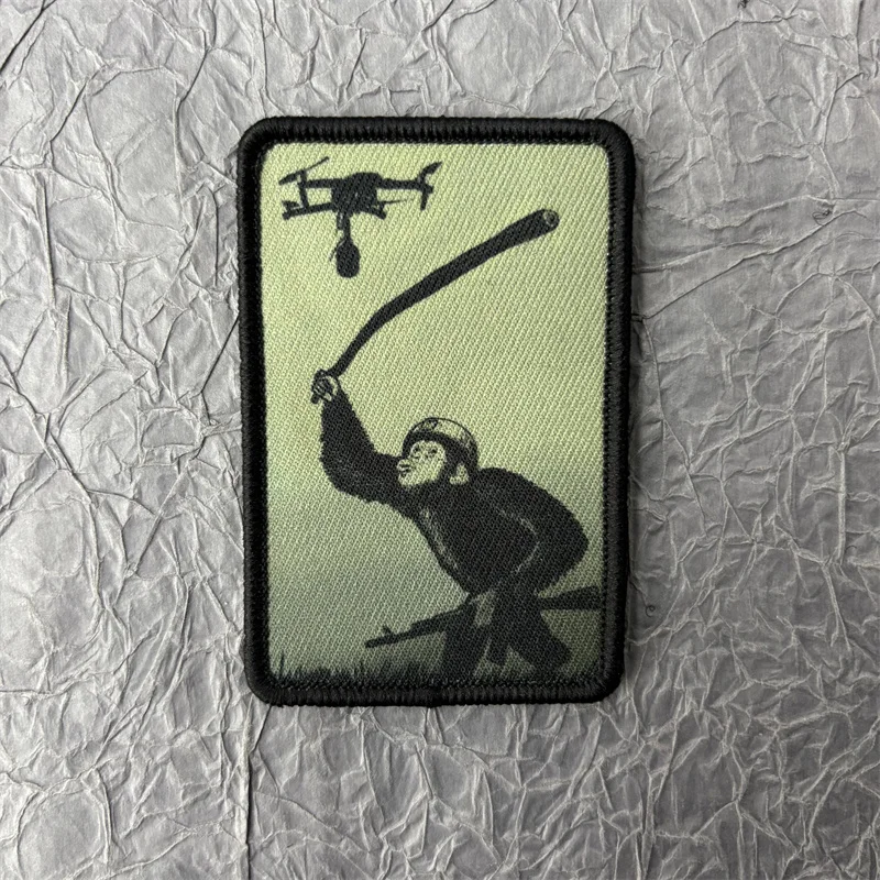 Parche morale militar adhesivo velcro para equipamiento táctico - imagen 5