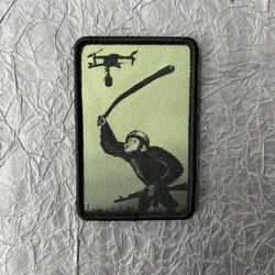 Parche morale militar adhesivo velcro para equipamiento táctico