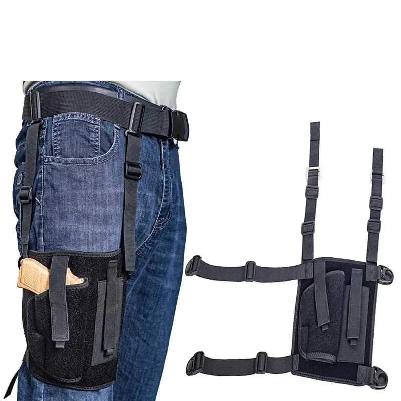 Funda táctica drop-leg para pistola, liberación rápida y ajustable - imagen 5