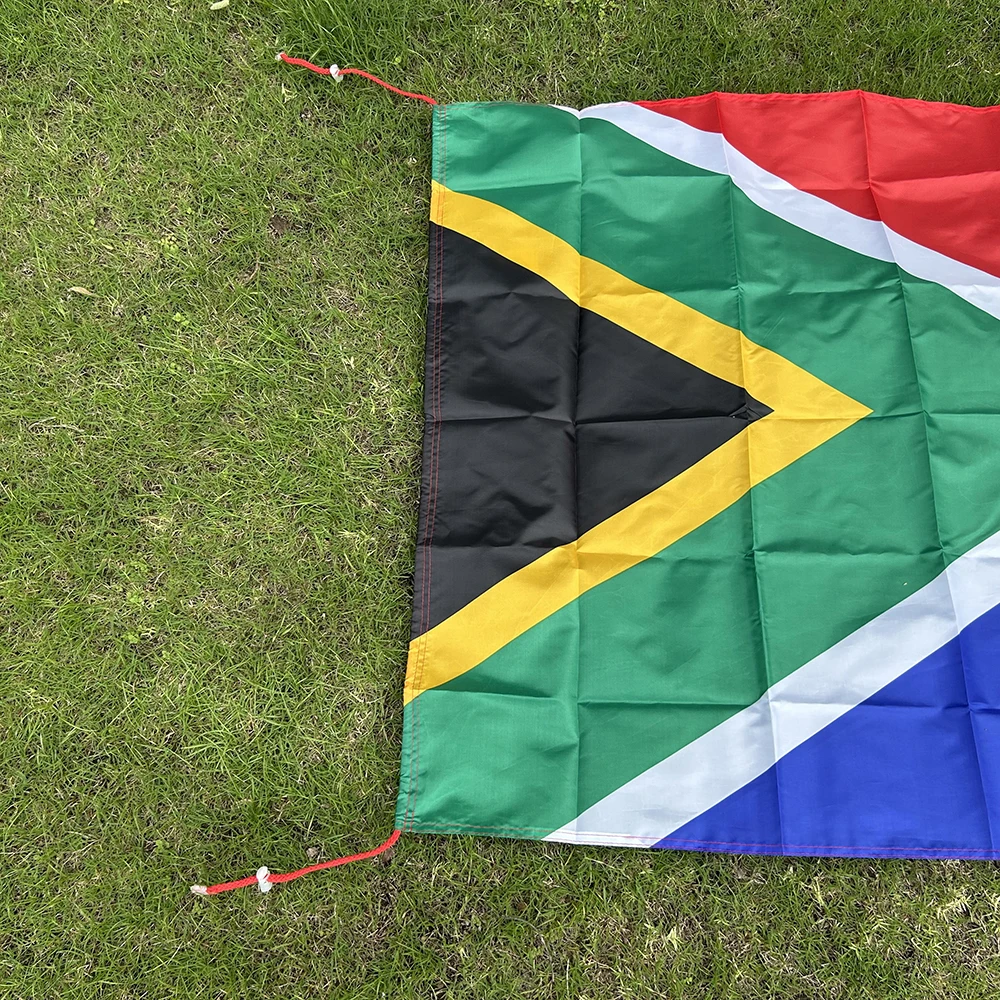 Bandera de Sudáfrica tipo chal poliéster resistente para exteriores - imagen 2