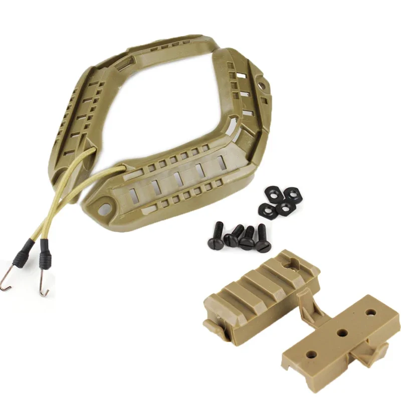 Kit rieles tácticos laterales compatibles casco MICH Fast - imagen 2
