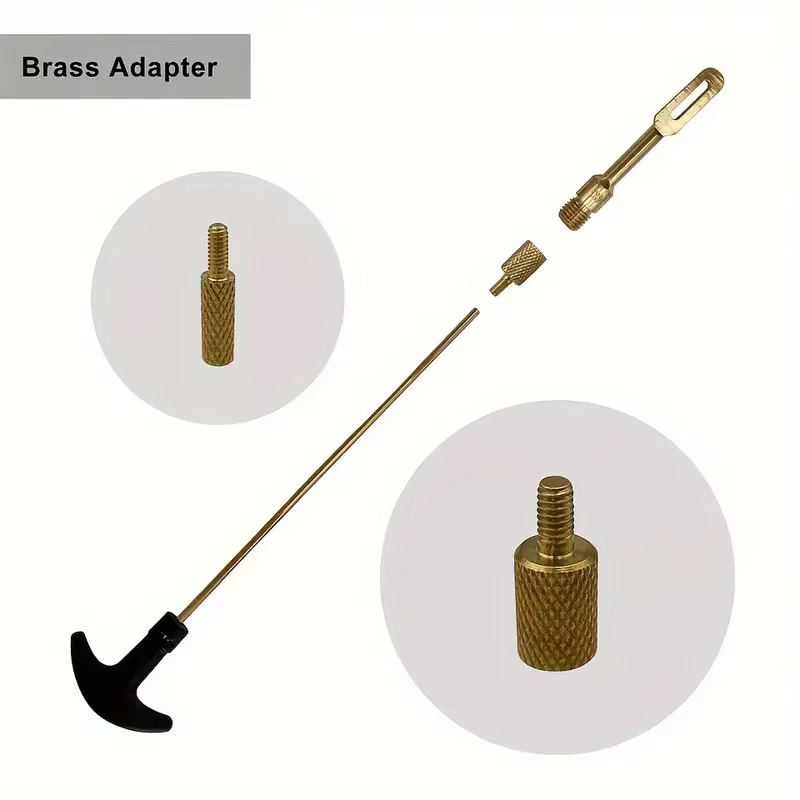 Adaptadores de rosca para varilla de limpieza de pistola latón 3 uds - imagen 3