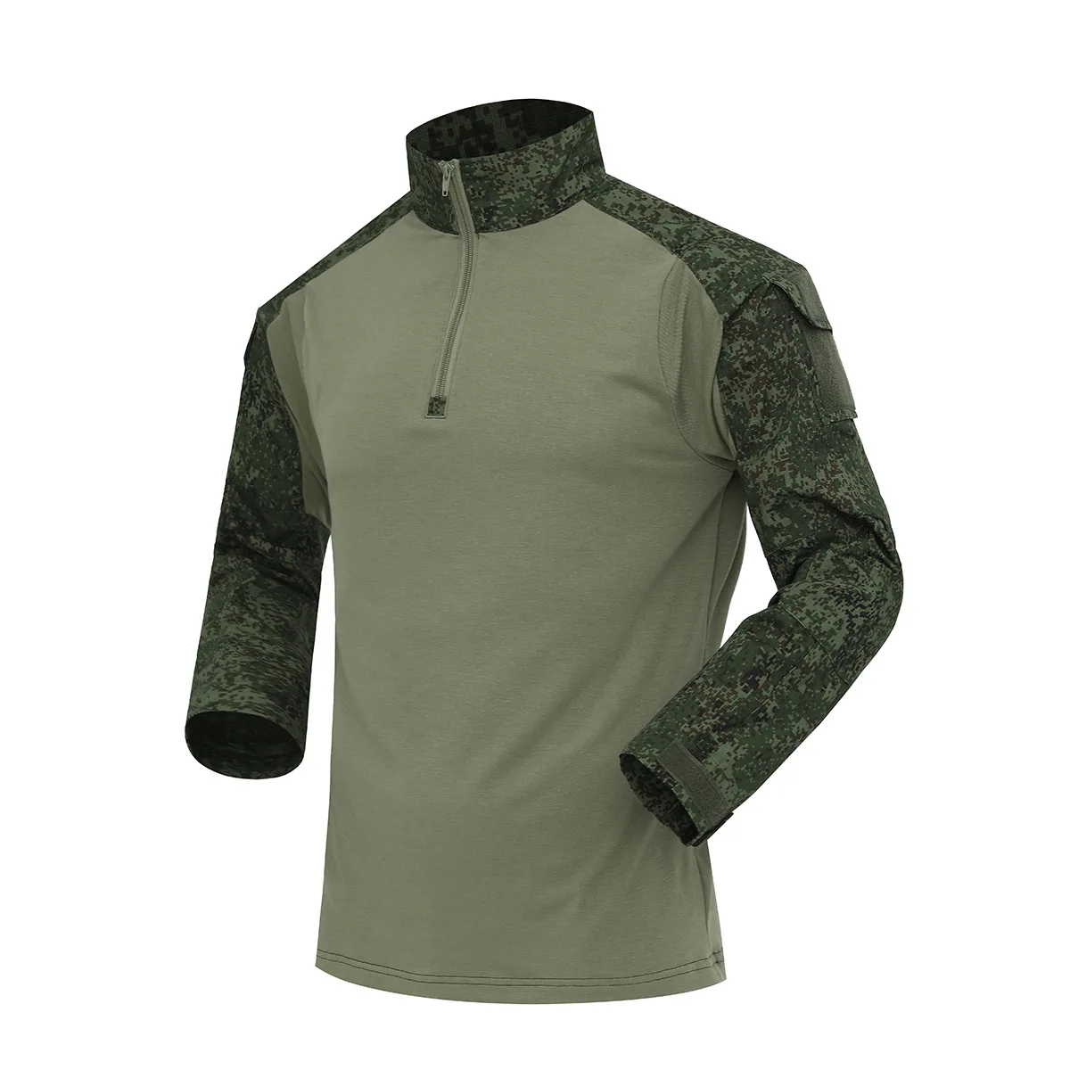 Detalle del camuflaje del traje