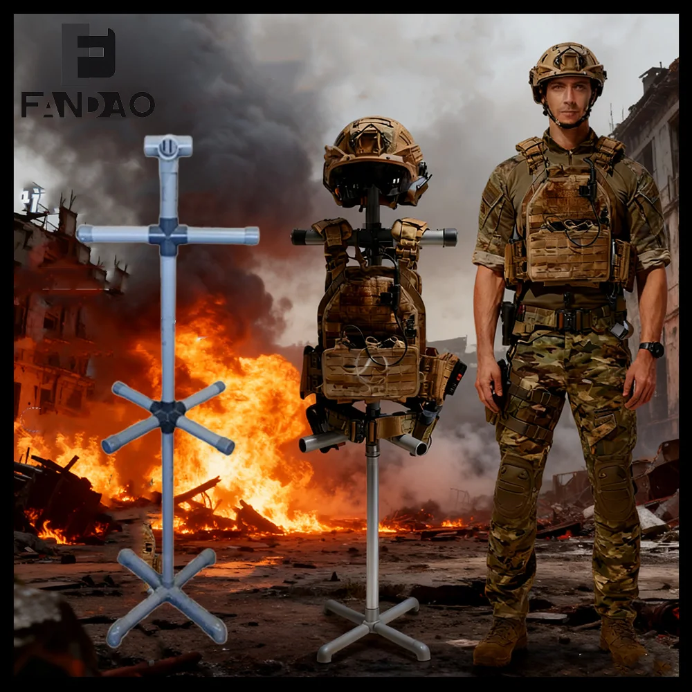Casco táctico airsoft con soporte ajustable desmontable para visor