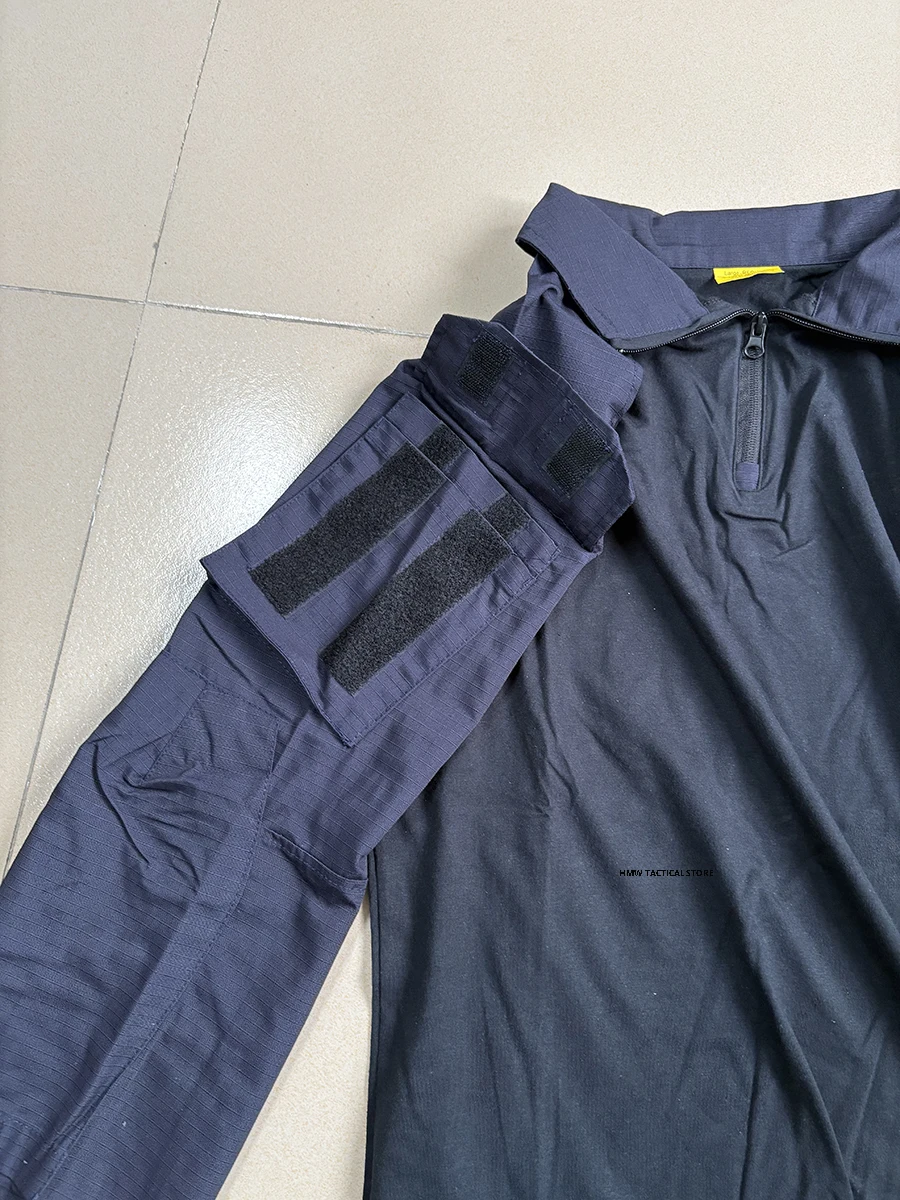 HMW Traje de rana táctico de entrenamiento azul oscuro para combate - imagen 2