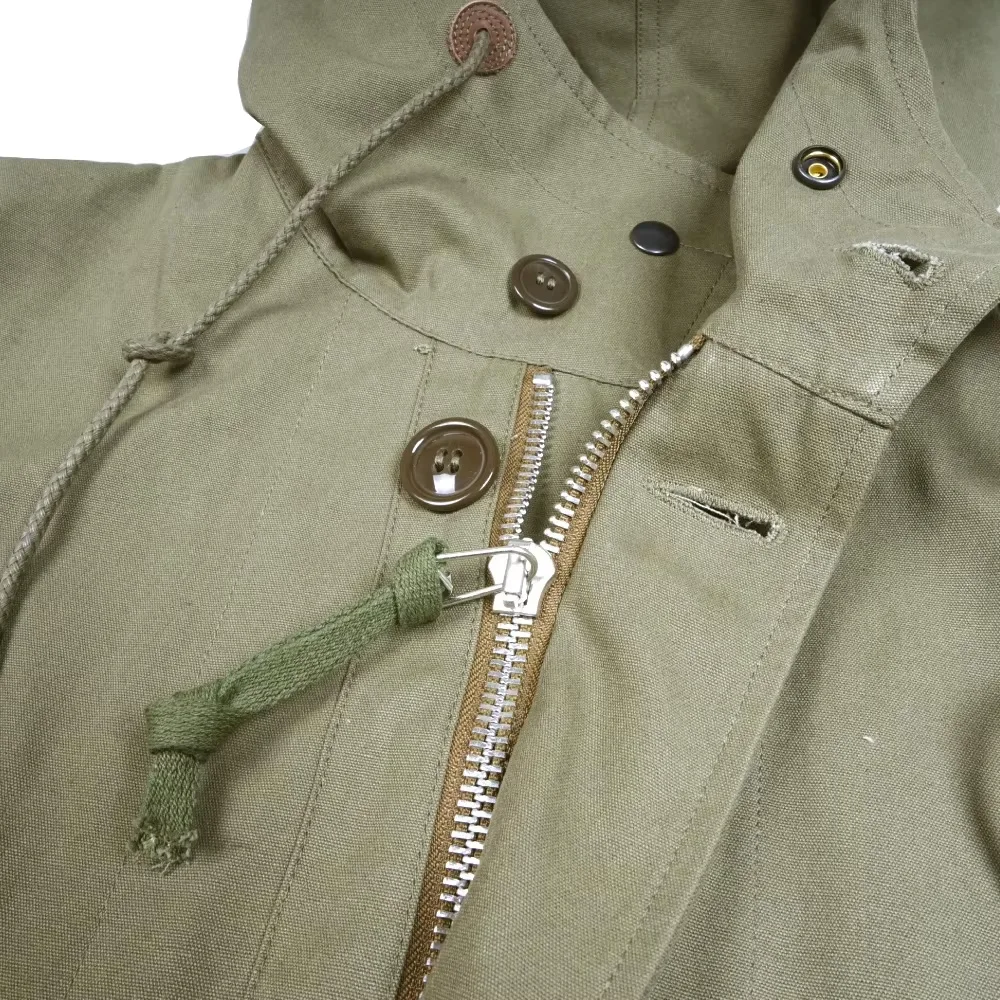 Chaqueta militar M47 verde para hombre – Cortavientos retro - imagen 3