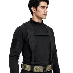 Arnés táctico en H para chaleco, con sujeción de cintura y hombros