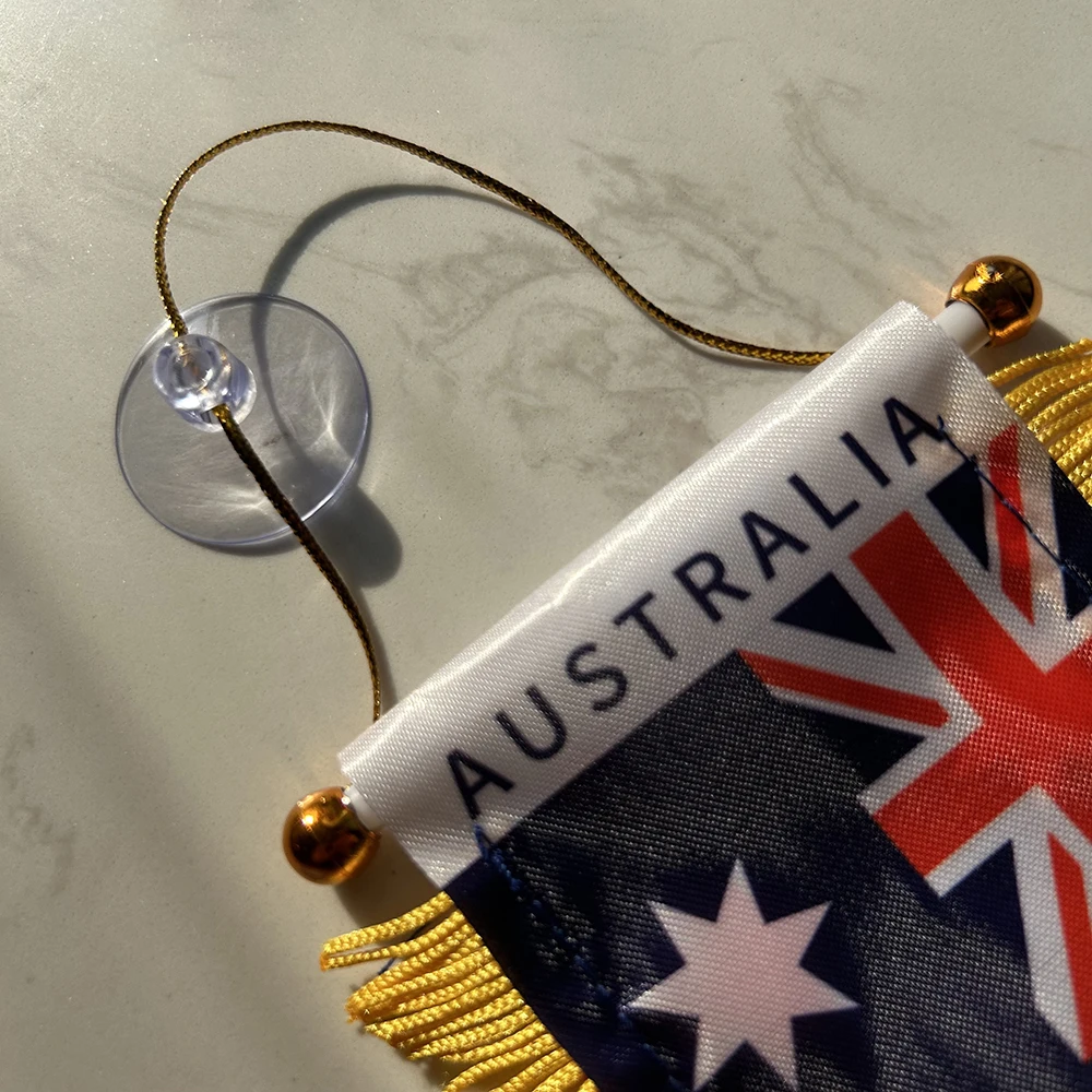 Bandera de Australia colgante para coche, doble cara - imagen 2