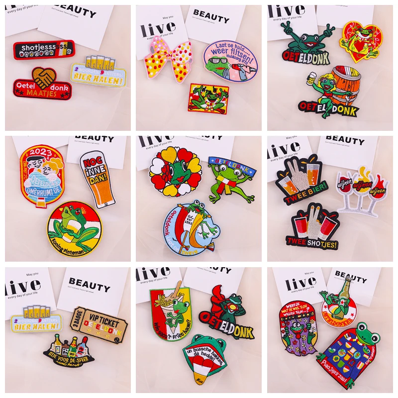 Parches bordados Carnaval Oeteldonk – Apliques coser o planchar - imagen 2