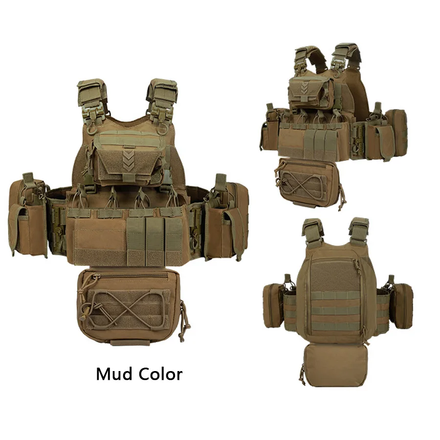 Chaleco camuflaje para uso outdoor