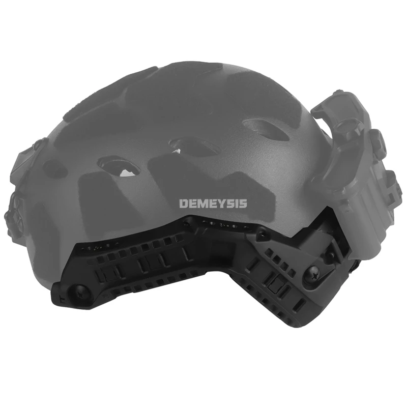 Casco táctico CS Airsoft de corte súper alto con riel lateral - imagen 4