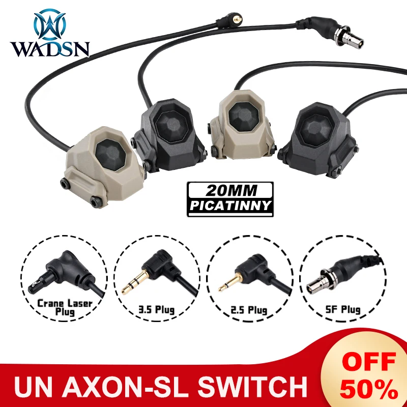 Interruptor táctico WADSN AXON-SL para Surefire M300/600 láser PEQ - imagen 4