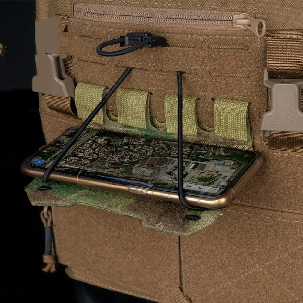 Bolsa MOLLE táctica para teléfono y mapas, soporte pecho PALS - imagen 2
