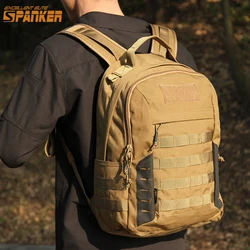 SPANKER Mochila táctica MOLLE ligera para camping y senderismo