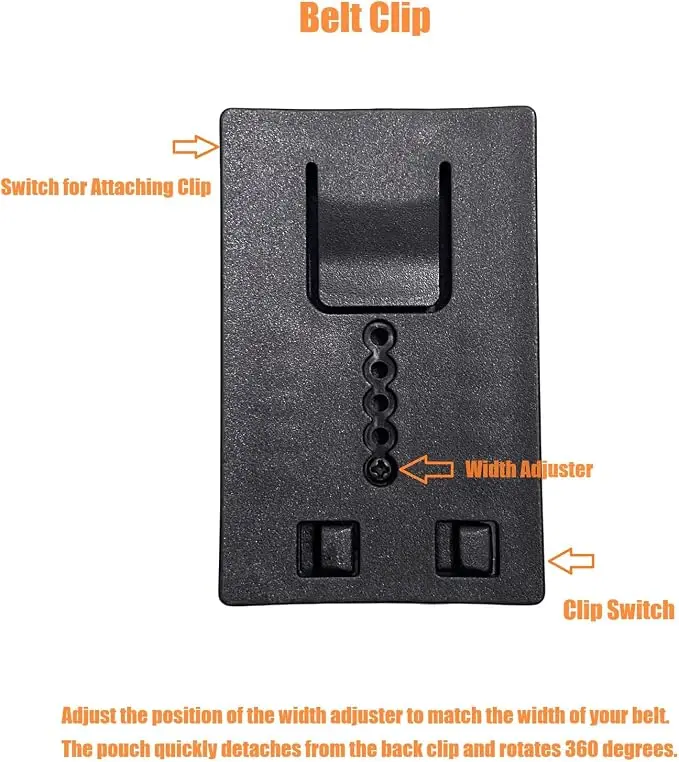 Funda universal esposas con liberación rápida – Porta esposas táctica MOLLE - imagen 3