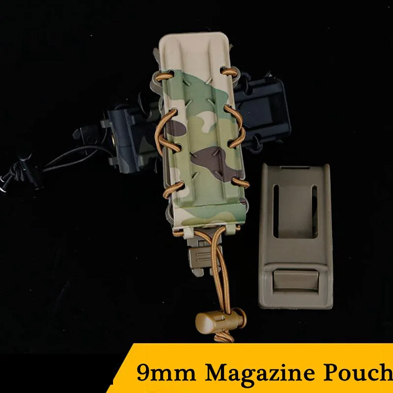 Funda táctica para cargador de pistola MOLLE, caza - imagen 5