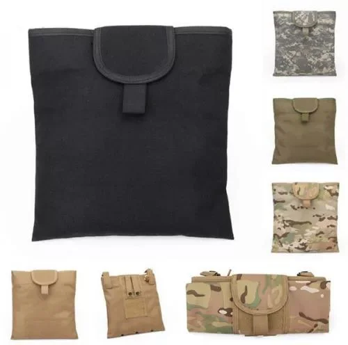 Bolsa MOLLE EDC de nylon plegable con cordón para cargadores - imagen 2