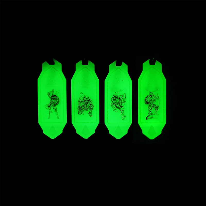 Parche TPU luminoso táctico con asa de tracción para mochilas MOLLE