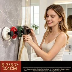 Ganchos de succión para colgar toallas en baño y cocina