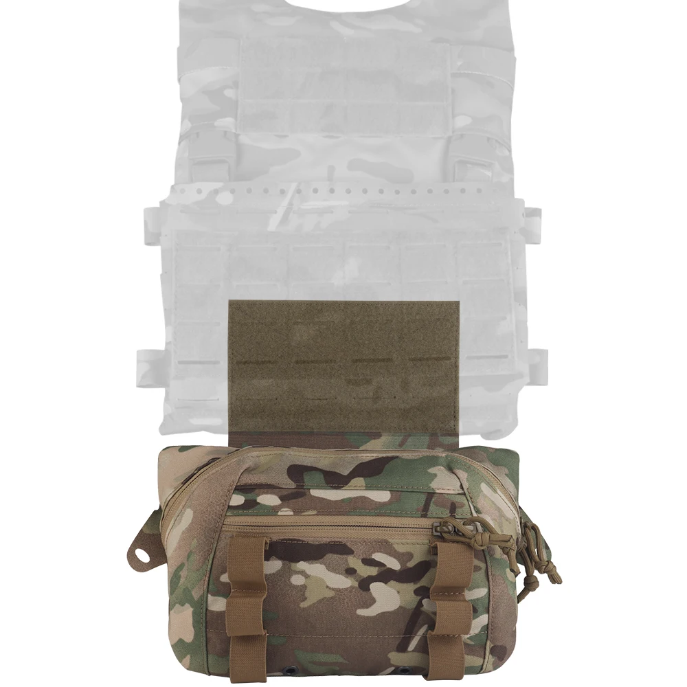 Bolsa táctica SS cinturón portaplacas abdominal chaleco caza - imagen 2