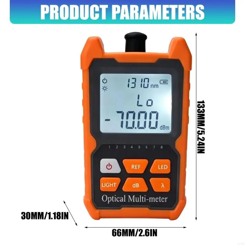 Medidor de potencia óptica y detector de pérdida en fibra para mantenimiento - imagen 5