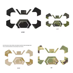 PEW TACTICAL Parche táctico Camou Patch Flip Lite con adhesivo