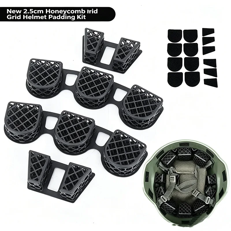 Almohadilla para casco universal panal de abeja acolchada exterior - imagen 2