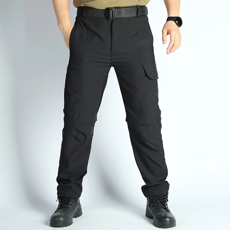 Pantalones de senderismo zip-off de secado rápido con cargo - imagen 5