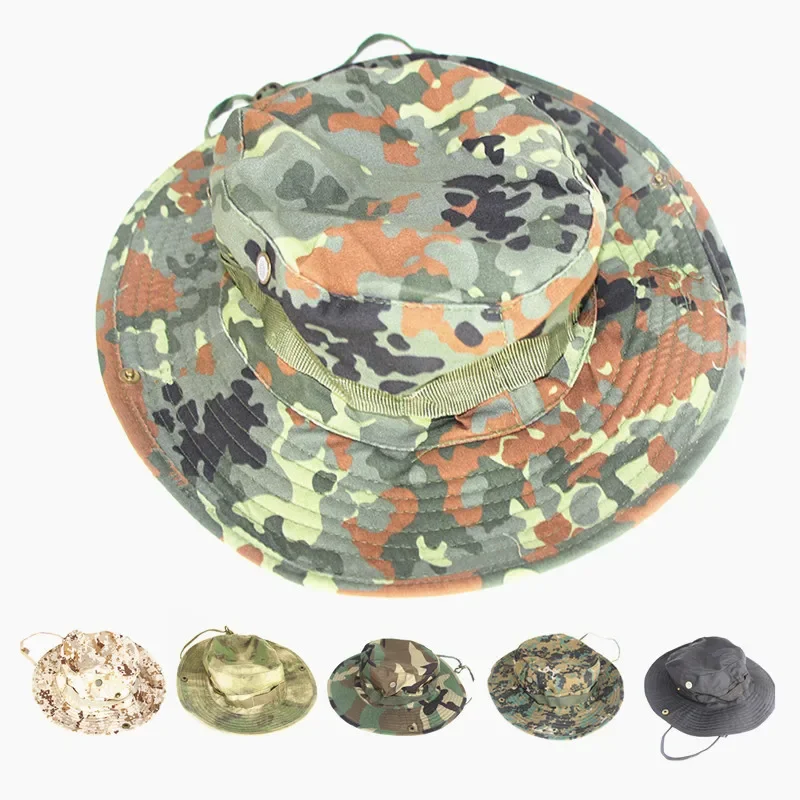 Sombrero camuflaje tipo bob unisex ripstop para aire libre y caza - imagen 4