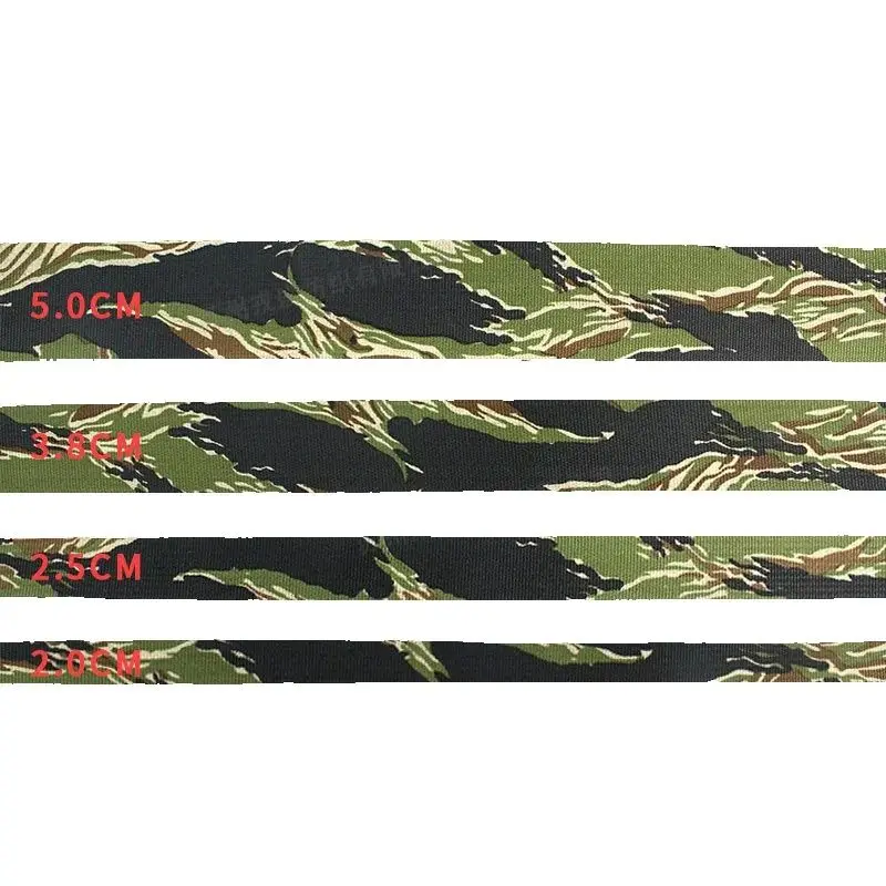 Cinta táctica de nailon alta densidad camuflaje tigre negro - imagen 4