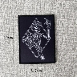 Parche moral calavera con pistola – Para equipo táctico y mochila