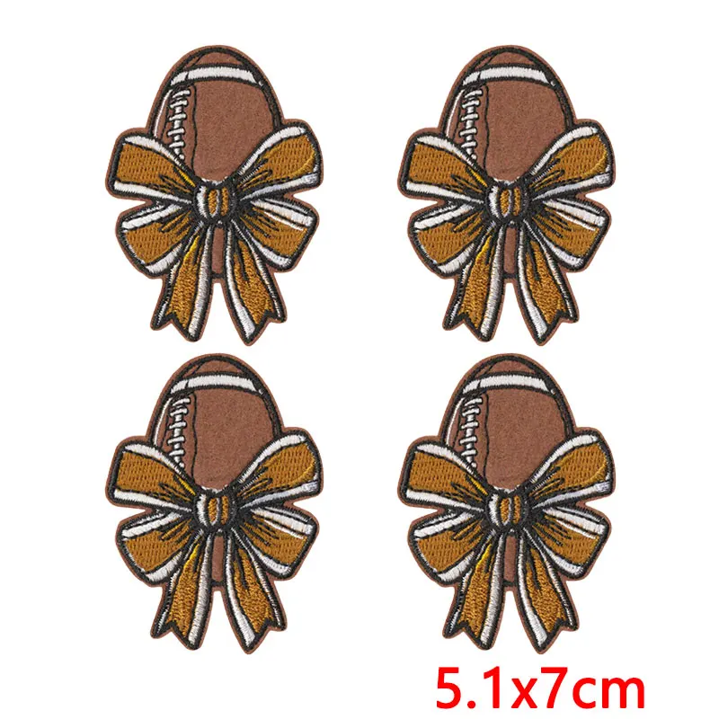 Parche termoadhesivo bordado leopardo rugby cómic para chaquetas - imagen 4