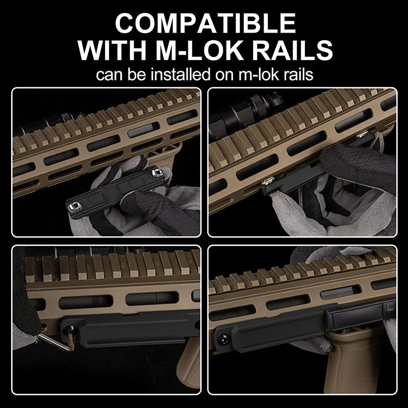 Soportes de fijación M-LOK para cables metálicos y interruptores - imagen 5