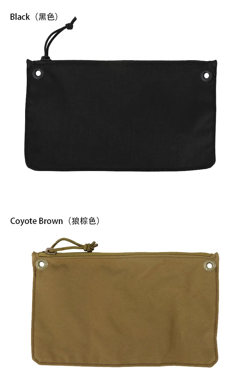 Vista general de la bolsa táctica en color negro