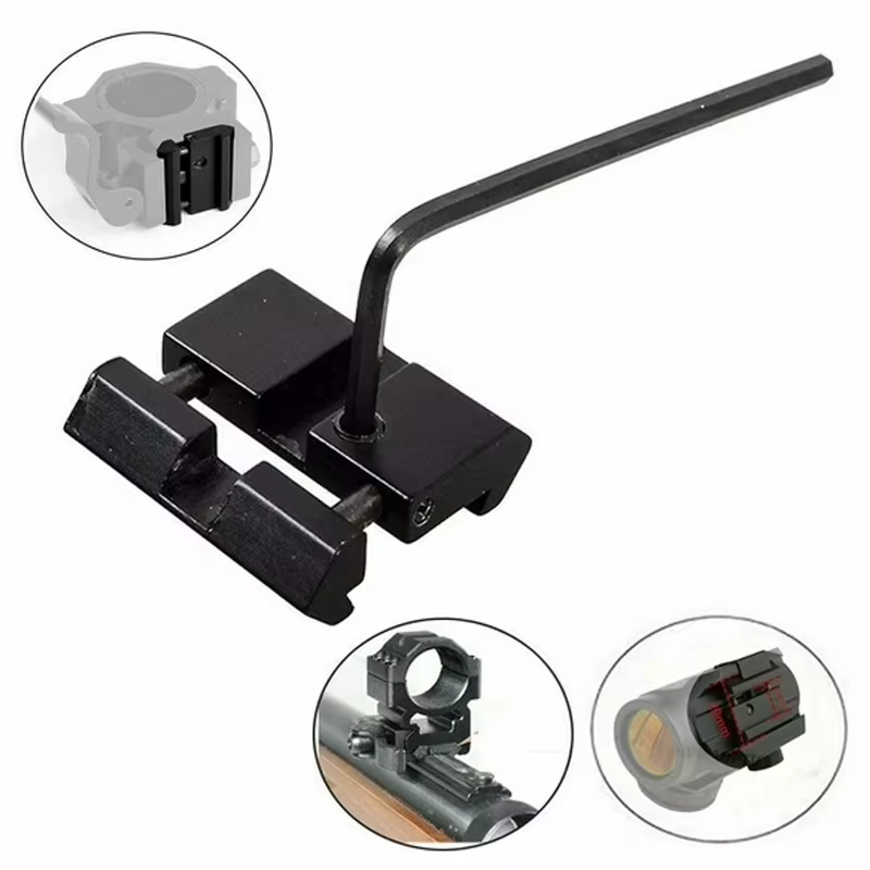 Base curvada Weaver-Picatinny para óptica .22 cal 11mm - imagen 4