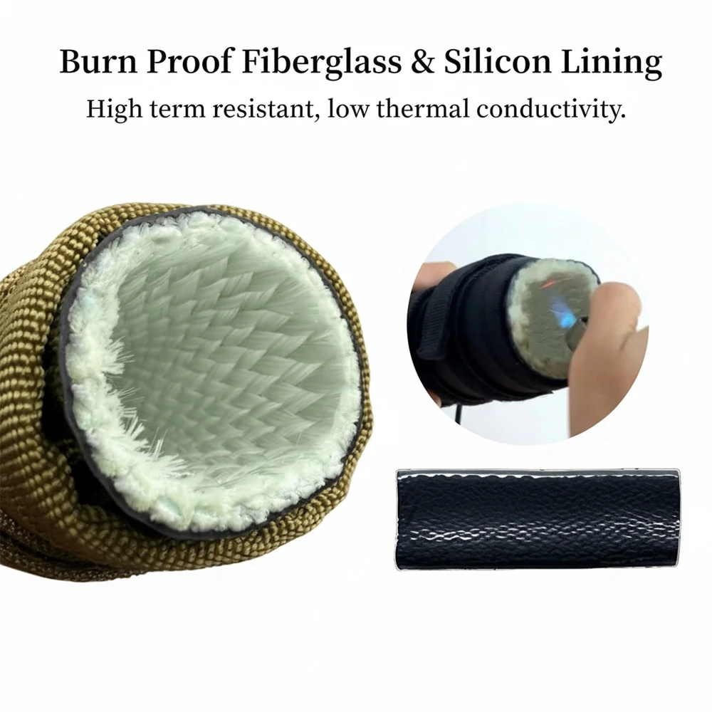 Funda protectora para supresor en microfibra con forro de silicona - imagen 2