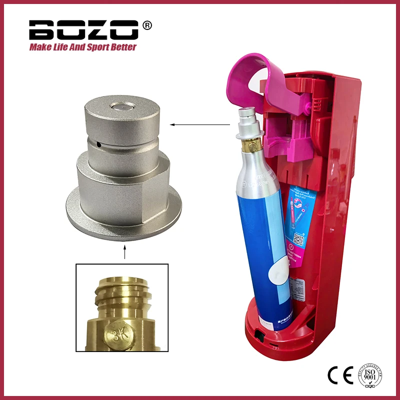 Soda Terra DUO ART cilindro CO2 con adaptador conexión rápida - imagen 2
