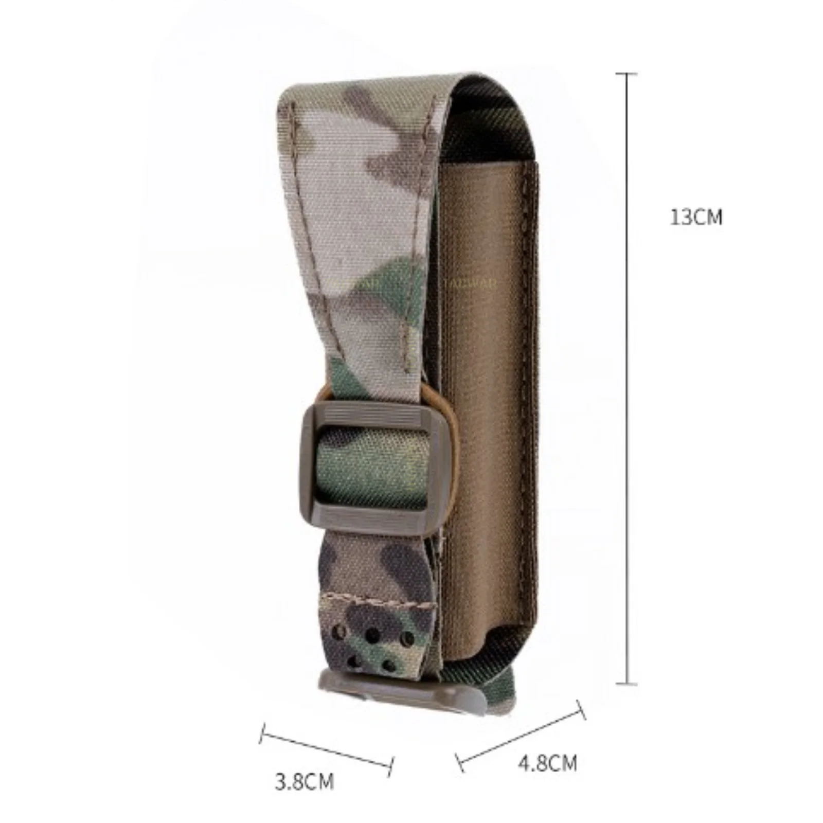 Bolsa flashbang táctica para linterna y portacargadores MOLLE - imagen 2