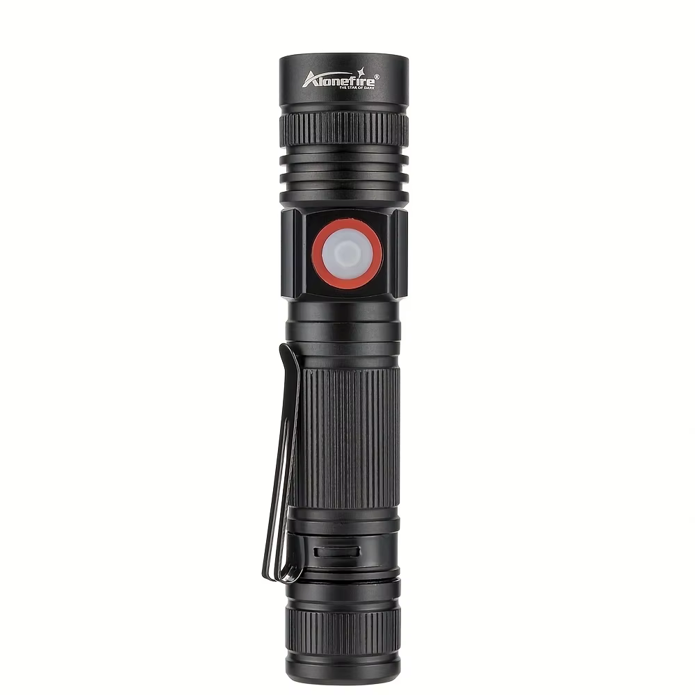 Linterna LED T6 Zoom táctica USB para camping y senderismo - imagen 5