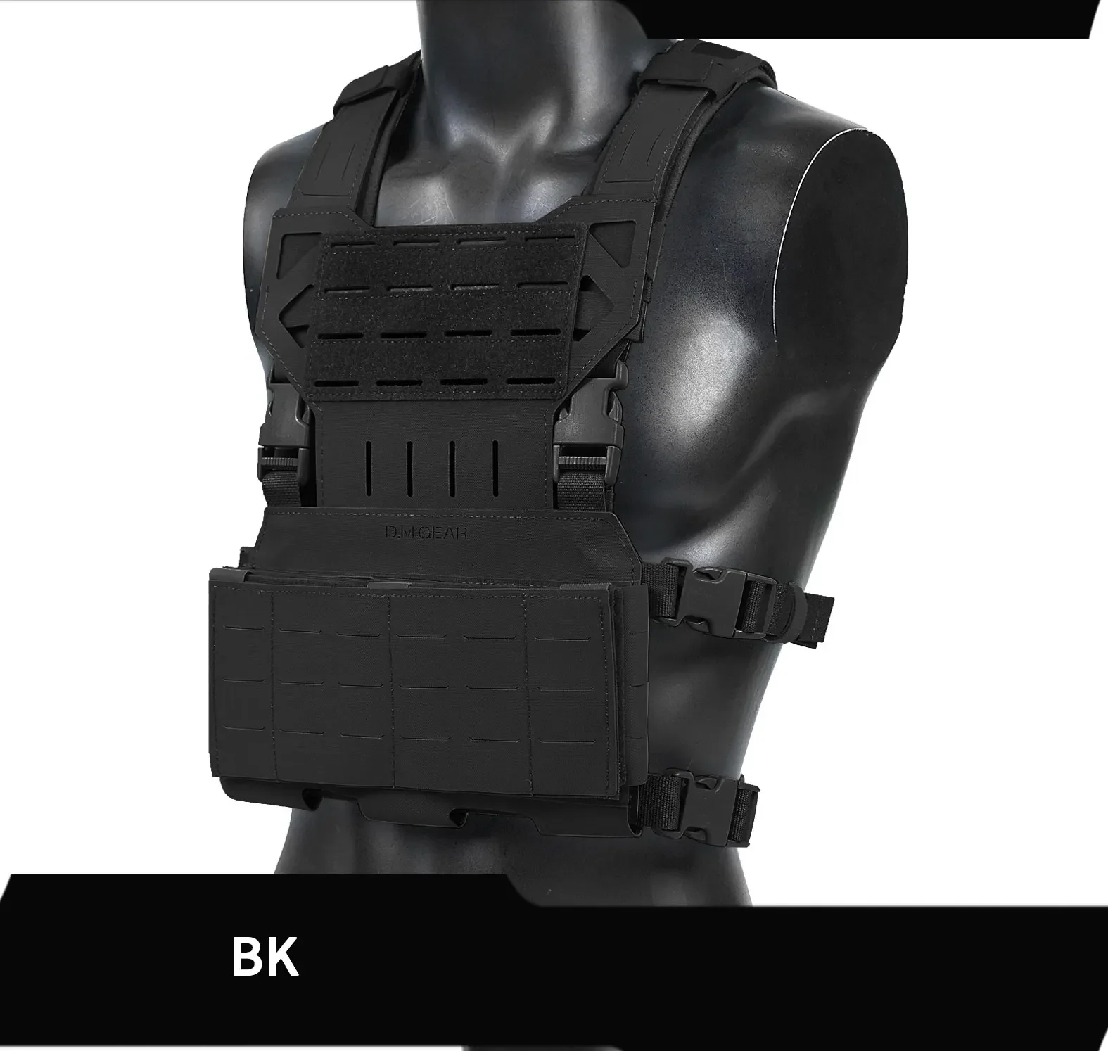 Chaleco DMGear MOLLE Airsoft – Pechera táctica portaplacas