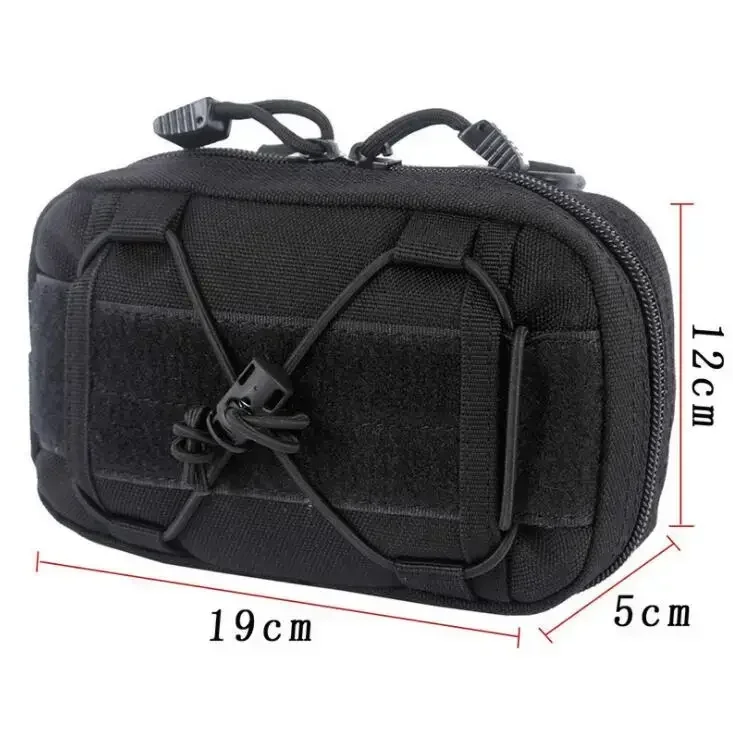 Detalle de la bolsa táctica y sus compartimentos
